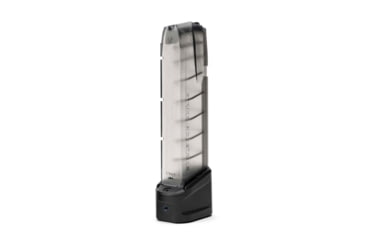Image of Strike Industries Aluminum Extended Magazine Plate for Glock 17/ Glock 22, Black, SI-EMP-AL-G17-BK-5RD
