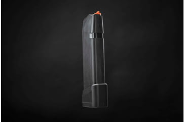 Image of Strike Industries Aluminum Extended Magazine Plate for Glock 17/ Glock 22, Black, SI-EMP-AL-G17-BK-5RD