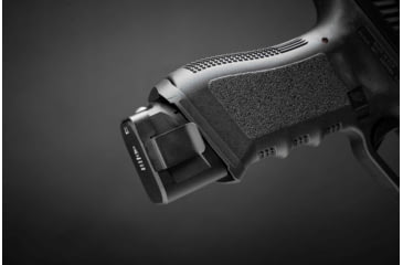 Image of Strike Industries Aluminum Extended Magazine Plate for Glock 17/ Glock 22, Black, SI-EMP-AL-G17-BK-5RD
