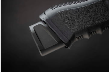 Image of Strike Industries Aluminum Extended Magazine Plate for Glock 17/ Glock 22, Black, SI-EMP-AL-G17-BK-5RD
