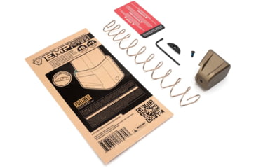 Image of Strike Industries Aluminum Extended Magazine Plate for Glock 17/ Glock 22, FDE, SI-EMP-AL-G17-FDE-5RD