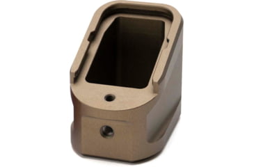 Image of Strike Industries Aluminum Extended Magazine Plate for Glock 17/ Glock 22, FDE, SI-EMP-AL-G17-FDE-5RD