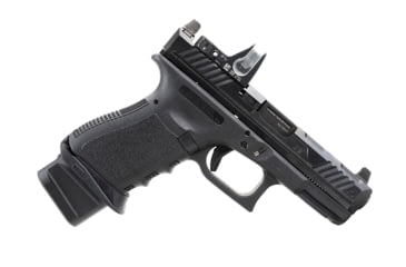 Image of Strike Industries Aluminum Extended Magazine Plate for Glock G19 9mm, Black, One Size, SI-EMP-AL-G19-BK