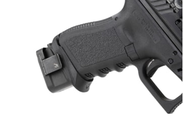Image of Strike Industries Aluminum Extended Magazine Plate for Glock G19 9mm, Black, One Size, SI-EMP-AL-G19-BK