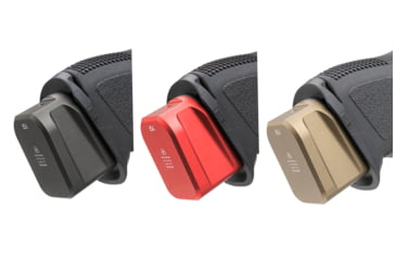 Image of Strike Industries Aluminum Extended Magazine Plate for Glock G19 9mm, FDE, One Size, SI-EMP-AL-G19-FDE