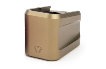 Image of Strike Industries Aluminum Extended Magazine Plate for Glock G19 9mm, 5RD, SI-EMP-AL-G19-FDE, FDE, 0, SI-EMP-AL-G19-FDE-5RD