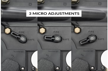 Image of Strike Industries Ambidextrous AR-15 Arc Switch for Modular Selector QD Switch AR Safety Selector, Black, One Size, SI-AR-MSS-ARC-BK
