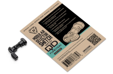 Image of Strike Industries Ambidextrous AR-15 Modular Selector QD Switch AR Safety Selector, Black, One Size, SI-AR-MSS-QD-BK