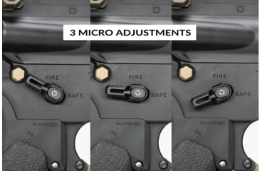 Image of Strike Industries Ambidextrous AR-15 Modular Selector QD Switch AR Safety Selector, Black, One Size, SI-AR-MSS-QD-BK