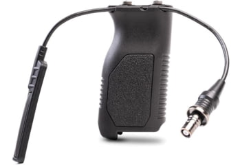 Image of Strike Industries Angled Vertical Grip with Cable Management - Long, SI-AR-CMAG-L, Black, One Size, SI-AR-CMAG-L