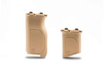 Image of Strike Industries Angled Vertical Grip with Cable Management - Short, SI-AR-CMAG-S-FDE, FDE, One Size, SI-AR-CMAG-S-FDE