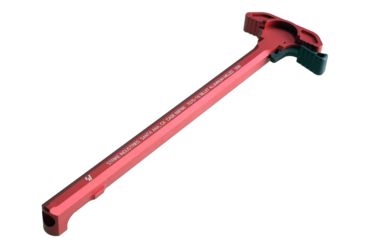 Image of Strike Industries Extended Latch AR Charging Handle, AR-10, .308 Winchester, Hard Anodized, Red, SI-ARCH-EL-308-RED