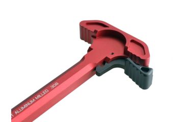 Image of Strike Industries Extended Latch AR Charging Handle, AR-10, .308 Winchester, Hard Anodized, Red, SI-ARCH-EL-308-RED