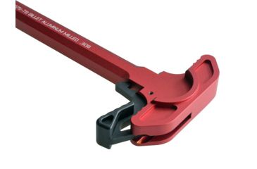 Image of Strike Industries Extended Latch AR Charging Handle, AR-10, .308 Winchester, Hard Anodized, Red, SI-ARCH-EL-308-RED