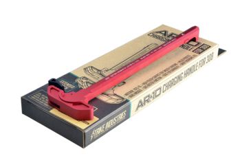 Image of Strike Industries Extended Latch AR Charging Handle, AR-10, .308 Winchester, Hard Anodized, Red, SI-ARCH-EL-308-RED