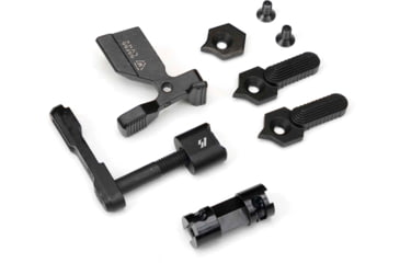 Image of Strike Industries AR-10 Enhanced Lower Receiver Parts Less Trigger, Hammer and Disconnector, Black, SI-AR10-E-LRPLT