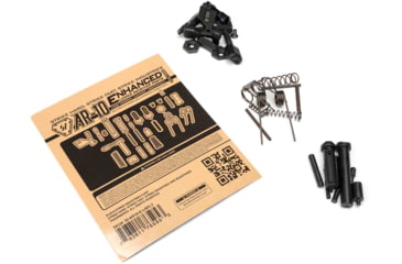 Image of Strike Industries AR-10 Enhanced Lower Receiver Parts Less Trigger, Hammer and Disconnector, Black, SI-AR10-E-LRPLT