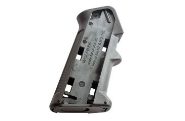 Image of Strike Industries AR-15 Accuracy Grip comes with a Main Body, Two 2 Blank Panels and Eight 8 Selectable Trigger Finger Extenders TFE, Black MAS-GRP-AR-01