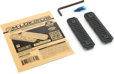 Image of Strike Industries AR Cable Management Rail Cover - Long, 2pc/set, Black, One Size, SI-AR-CM-COVER-L-BK