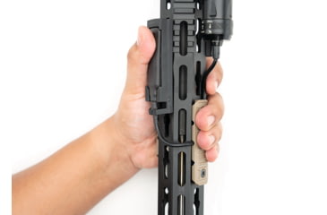 Image of Strike Industries AR Cable Management Rail Cover - Long, 2pc/set, FDE, One Size, SI-AR-CM-COVER-L-FDE