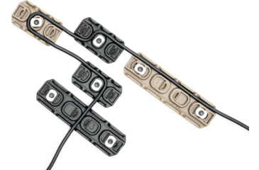 Image of Strike Industries AR Cable Management Rail Cover - Long, 2pc/set, FDE, One Size, SI-AR-CM-COVER-L-FDE