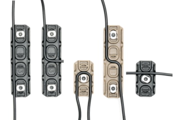 Image of Strike Industries AR Cable Management Rail Cover - Long, 2pc/set, FDE, One Size, SI-AR-CM-COVER-L-FDE