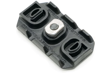 Image of Strike Industries AR Cable Management Rail Cover - Short, 2pc/set, Black, One Size, SI-AR-CM-COVER-S-BK