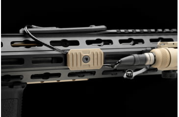 Image of Strike Industries AR Cable Management Rail Cover - Short, 2pc/set, FDE, One Size, SI-AR-CM-COVER-S-FDE