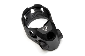 Image of Strike Industries AR Enhanced Castle Nut &amp; Extended End Plate, Version 2, Black, One Size, SI-AR-TRIBUS-BK