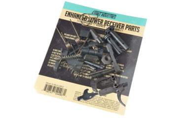 Image of Strike Industries AR Enhanced Lower Receiver Parts with Trigger, Hammer&amp;Disconnect, BLACK, NSN N, SI-AR-E-LRPTH