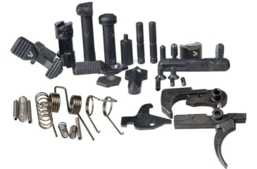 Image of Strike Industries AR Enhanced Lower Receiver Parts with Trigger, Hammer&amp;Disconnect, BLACK, NSN N, SI-AR-E-LRPTH