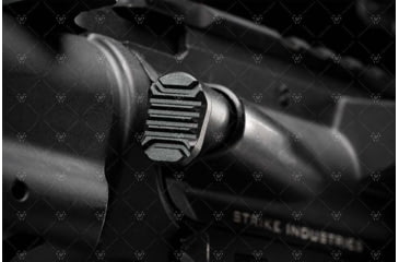 Image of Strike Industries AR Extended Forward Assist, Black, One Size, SI-AR-E-FA-BK