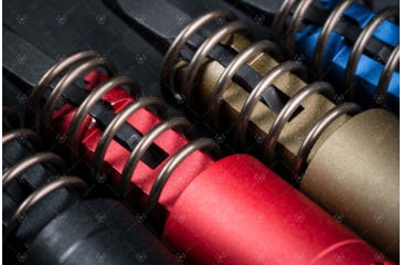 Image of Strike Industries AR Extended Forward Assist, Red, One Size, SI-AR-E-FA-RED