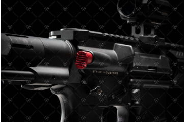 Image of Strike Industries AR Extended Forward Assist, Red, One Size, SI-AR-E-FA-RED