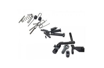 Image of Strike Industries AR Lower Receiver Parts, Less Trigger, Hammer, Trigger Guard, Pistol Grip Assembly., Black SI-AR-LRPLT