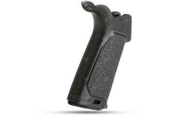 Image of Strike Industries AR Overmolded Enhanced Pistol Grip, 25 Degree, Black, One Size, SI-AR-OMPG-25