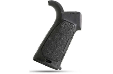Image of Strike Industries AR Overmolded Enhanced Pistol Grip, 25 Degree, Black, One Size, SI-AR-OMPG-25