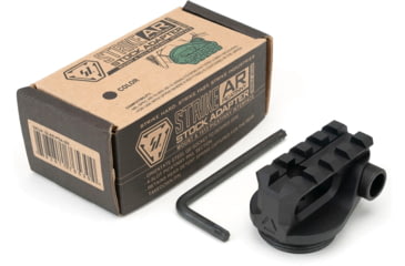 Image of Strike Industries AR Picatinny Stock Adapter, Black, One Size, SI-AR-PSA-BK