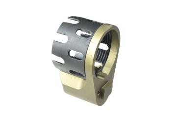 Image of Strike Industries AR QD Enhanced Castle Nut and Extended End Plate, Fde, SI-AR-ECN&amp;EEP-FDE