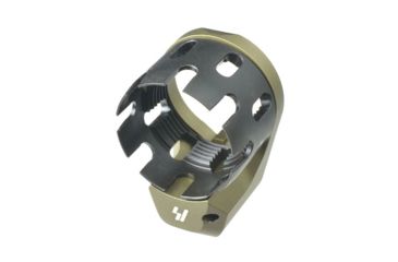 Image of Strike Industries AR QD Enhanced Castle Nut and Extended End Plate, Fde, SI-AR-ECN&amp;EEP-FDE