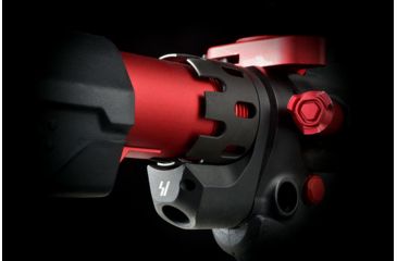 Image of Strike Industries AR Receiver Enhanced Castle Nut with Extended QD Endplate, Black, SI-AR-ECN&amp;EEP-BK