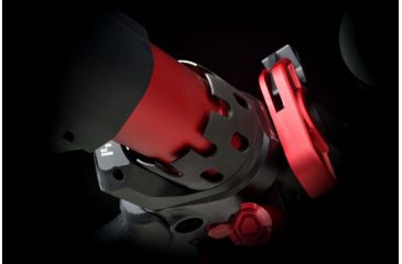 Image of Strike Industries AR Receiver Enhanced Castle Nut with Extended QD Endplate, Black, SI-AR-ECN&amp;EEP-BK