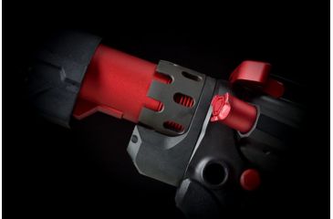 Image of Strike Industries AR Receiver Enhanced Castle Nut with Extended QD Endplate, Black, SI-AR-ECN&amp;EEP-BK