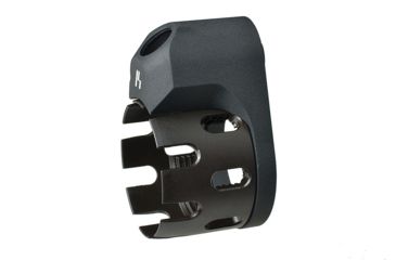 Image of Strike Industries AR Receiver Enhanced Castle Nut with Extended QD Endplate, Black, SI-AR-ECN&amp;EEP-BK