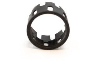 Image of Strike Industries AR Receiver Enhanced Castle Nut with Extended QD Endplate, Red, SI-AR-ECN&amp;EEP-RED