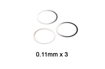 Image of Strike Industries AR Shim Set, .223/ 5.56mm, 1/2x28 TPI, Stainless, SI-AR-SHIM-223