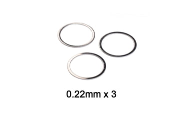 Image of Strike Industries AR Shim Set, .223/ 5.56mm, 1/2x28 TPI, Stainless, SI-AR-SHIM-223