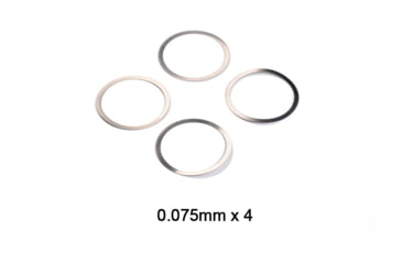 Image of Strike Industries AR Shim Set, .223/ 5.56mm, 1/2x28 TPI, Stainless, SI-AR-SHIM-223