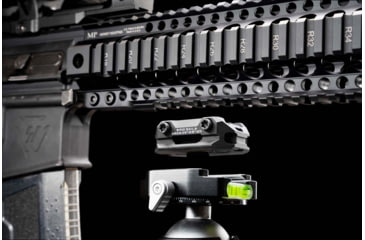 Image of Strike Industries ARCA QD Picatinny Adatper, 1/4in and 3/8in Threads, Black, One Size, SI-ARCA-TRI-PADA-BK