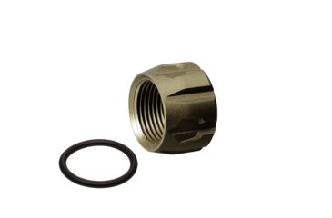 Image of Strike Industries Barrel Cover Thread Protector - Enhanced version, FDE, One Size SI-BCTP-E-FDE